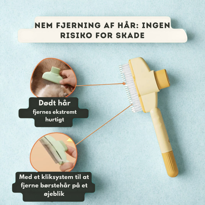 Anti-hår børste til kæledyr