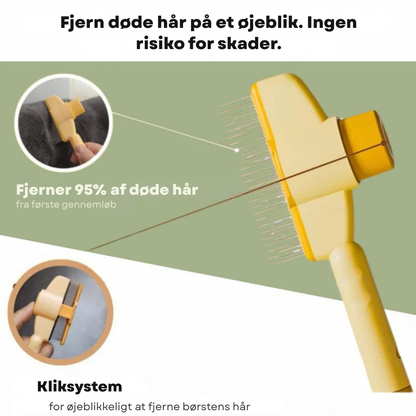 Anti-hår børste til kæledyr