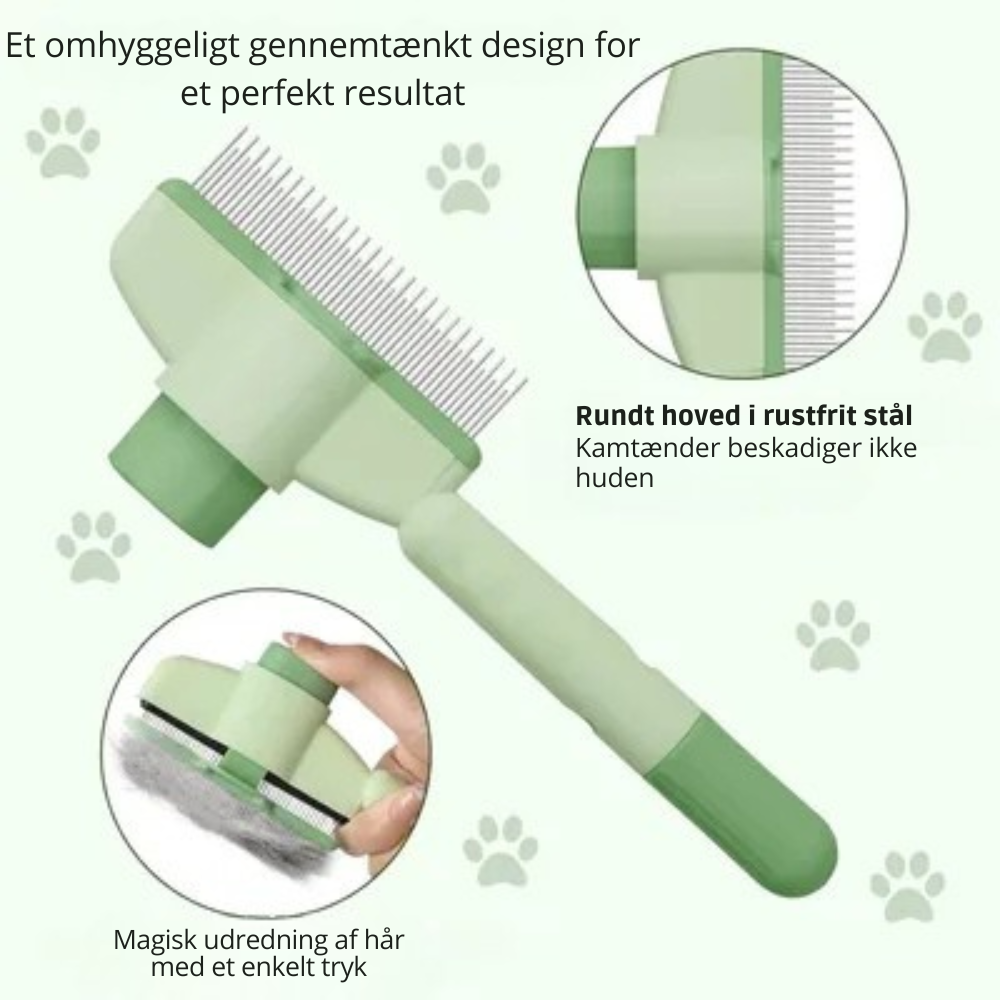 Anti-hår børste til kæledyr